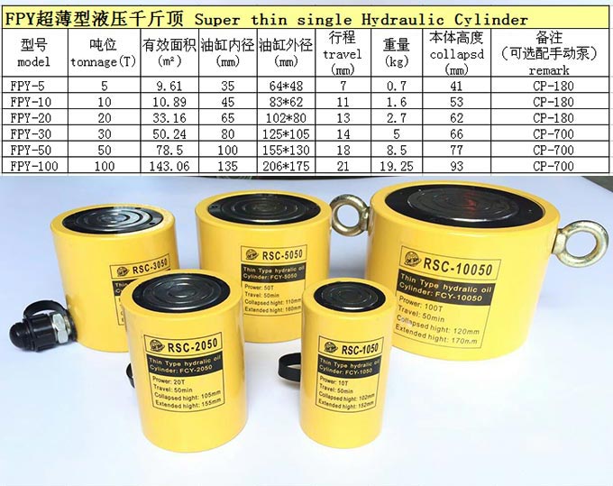 bảo giá tời thủy lực Kích thủy lực riêng Công cụ nâng xi lanh lớn 10203050100TT áp lực dầu dọc thẳng đứng tời thủy lực